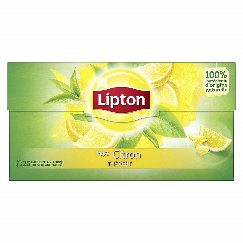 Livraison à domicile Lipton Thé citron, 25 sachets