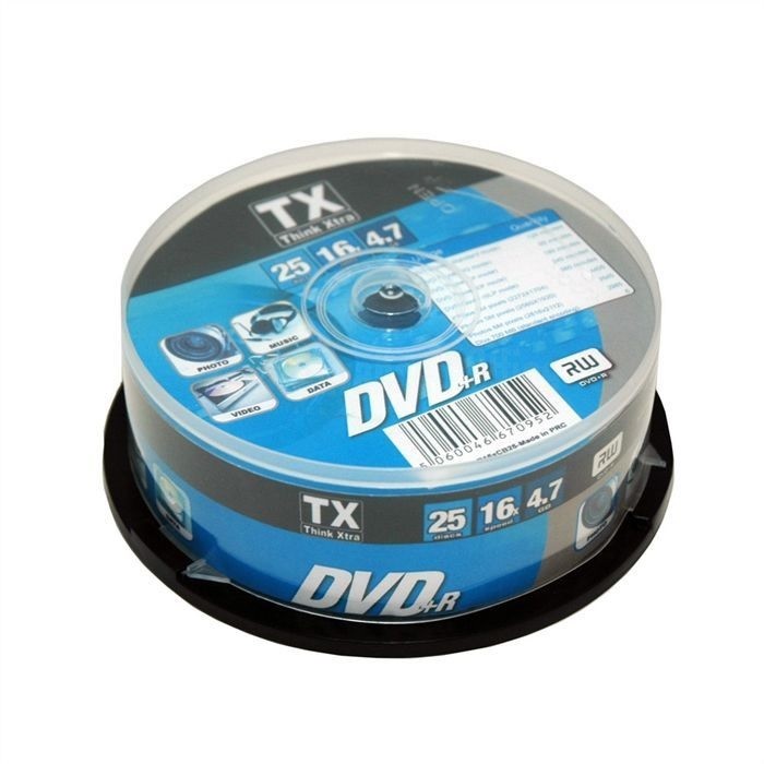 DVD Vierge TX Think xtra CAKEBOX - Supports de sauvegarde - Multimédia -  Technologie - Tous ALL WHAT OFFICE NEEDS