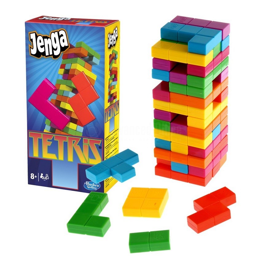 Jeux éducatif Jenga Tetris en bois, multijoueurs 8+ ans ALL WHAT OFFICE  NEEDS