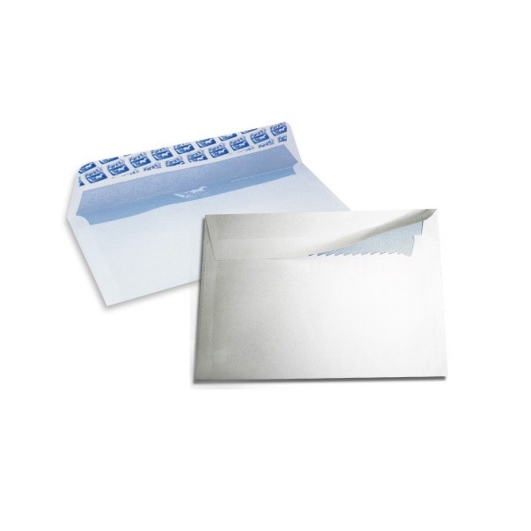 Pochette de 10 enveloppes F16 A5 blanche auto adhésives 162 x 229 mm