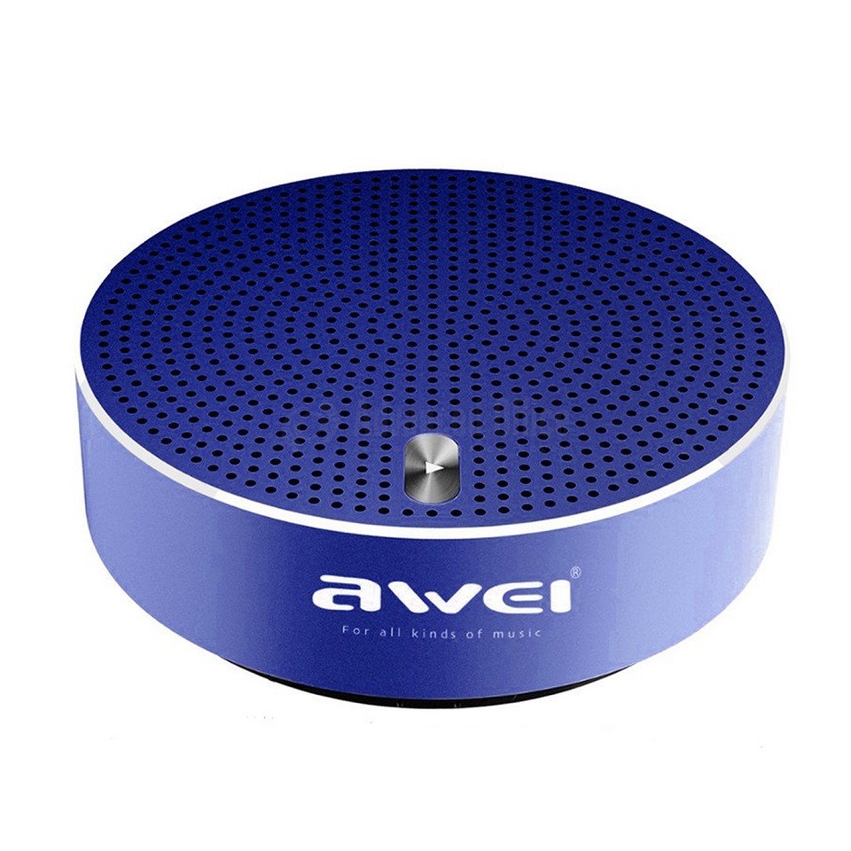 Mini Baffle portable Bluetooth V4.0 ronde AWEI Y800 Hi-Fi Carte TF