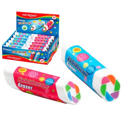 Gomme scolaire KEYROAD Kaleidoscope Multi couleurs