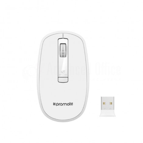 Souris sans fil PROMATE CLIX-3 Optique 1250/1500 dPi, Blanc