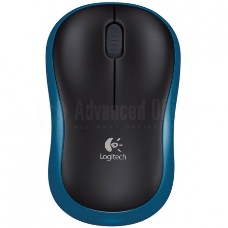 Souris sans fil LOGITECH M185 USB Bleu