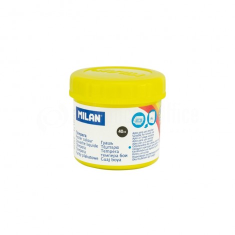 Pot de Peinture Gouache MILAN 40ml Jaune