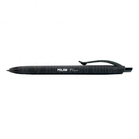 Stylo a bille MILAN P1 touch 1.0mm Rétractable Noir