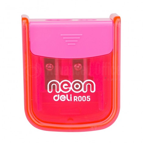Taille Crayon écolier DELI Neon Double usages Standard 8mm/ Jumbo 12mm, 3 Couleurs avec Réservoir