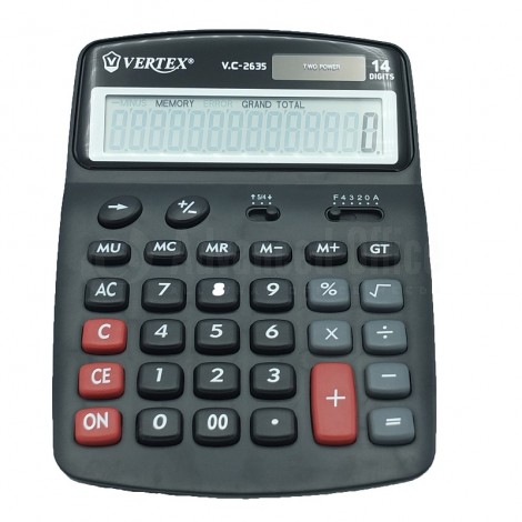 Calculatrice VERTEX 14 chiffres V2635