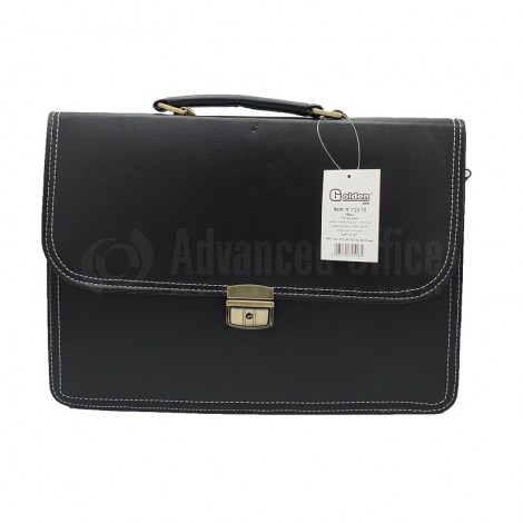 Cartable GOLDEN en Simili cuir 72518 Noir