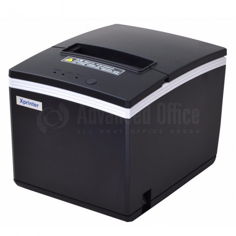 Imprimante de Ticket XPRINTER XP-E200L Thermique, USB, LAN, Serie RS232, Noir