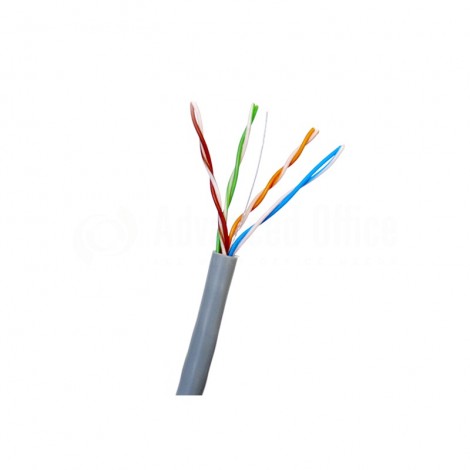 Câble réseau D-LINK Cat 6 FTP 24 AWG Round Patch Cord,Touret de 305M, Gris