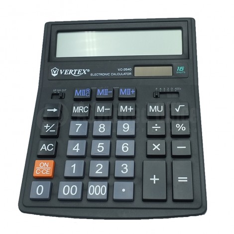 Calculatrice VERTEX 16 chiffres V2640
