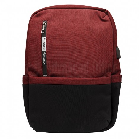 Sac à dos Porte PC VERTEX à Port USB Externe 15.6" Bordeaux