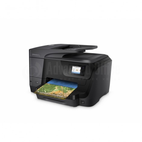 Imprimante Multifonction Jet d'encre HP Pro 8710, A4, Couleur, 35ppm/35ppm, Recto-verso, Fax, USB, Réseau,Wifi, 2 Ports RJ-11, Chargeur de document