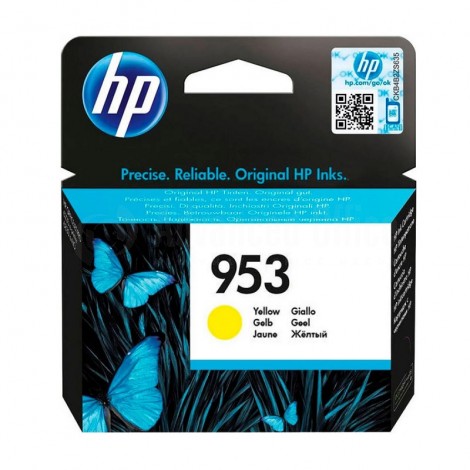 Cartouche HP 953 Yellow pour Officejet Pro 8210/ 8218/ 8715/ 8720/ 8730/ 8710/ 8725/ 7720/ 7730/ 7740, 700 pages
