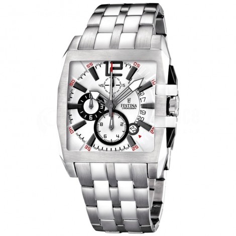 Montre chronographe pour Hommes FESTINA F16393/A Bracelet Argenté