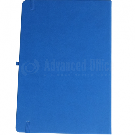 Notebook A4 175 x 260mm, 200 pages couverture PU Bleu clair avec Boucle pour stylo