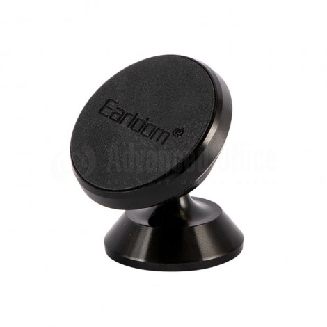 Support Auto Magnétique EARLDOM relative 360° pour Smartphone et GPS, Noir