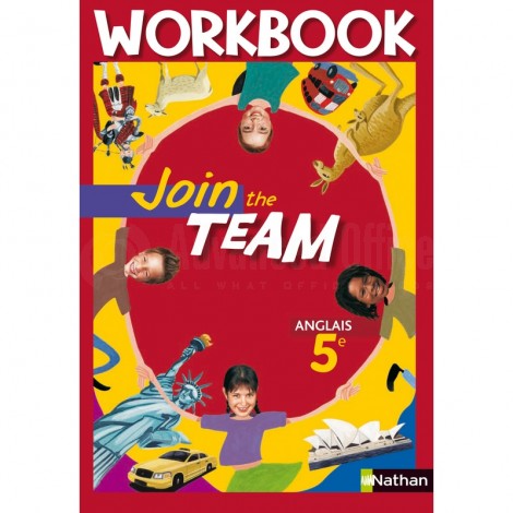 Livre d'anglais WORKBOOK  "Join the team"