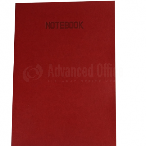 Notebook B5 Rouge, couverture souple avec fermeture élastique et boucle pour Stylo