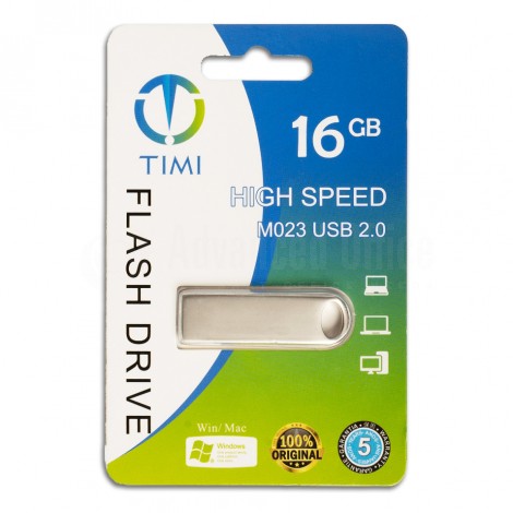 Flash Disque TIMI M023, 16Go USB 2.0 Sans logo (Personnalisable)