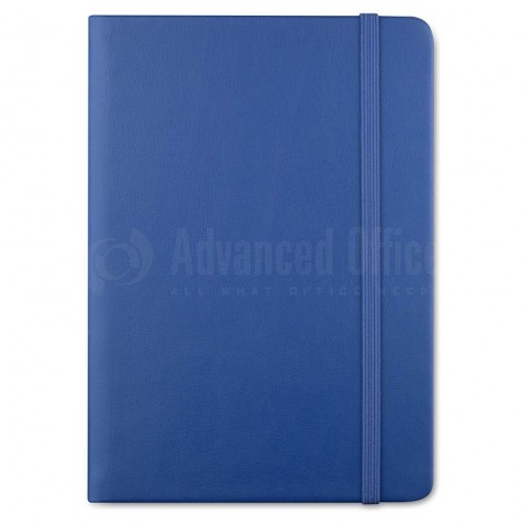 NoteBook A6 Bleu à fermeture élastique