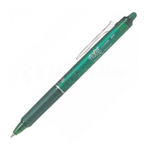 Stylo PILOT Frixion Clicker 07 Effaçable Vert