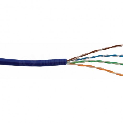 Câble D-LINK STP Cat5e 24 AWG Solid bleu, touret de 305m