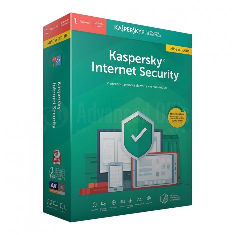Antivirus Kaspersky Internet Security 2019, Licence 1 poste 1 an