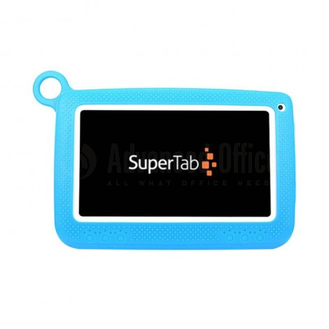 Tablette SUPERTAB K7 Kids, Wifi, 8Go, 7", Android 4.4, Bleu + Montre et Pochette