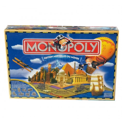 Jeux de monopoly édition Merveilles du monde