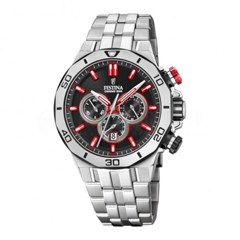 Montre chronographe pour Hommes FESTINA F20448 Bracelet Argenté