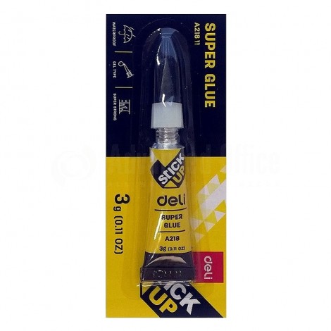 Colle Super glue DELI A218 Stick up 3g