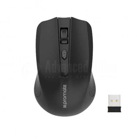 Souris sans fil PROMATE CLIX-8 Optique 800/1200/1600 dPi, Noir