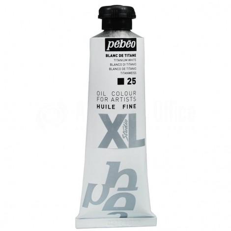 Tube peinture à huile PEBEO Fine Xl Blanc de titane 37 ml