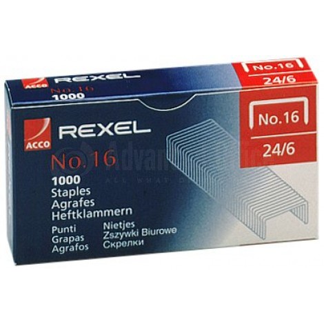 Agrafes REXEL 24/6 