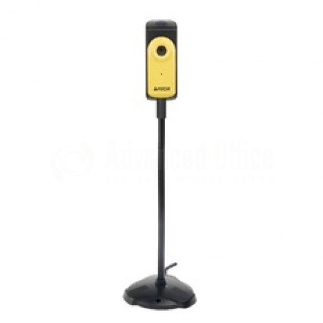 Webcam A4TECH, antireflet, microphone , 16Mp, Jaune