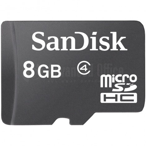 Carte mémoire SANDISK MicroSDHC 8Go