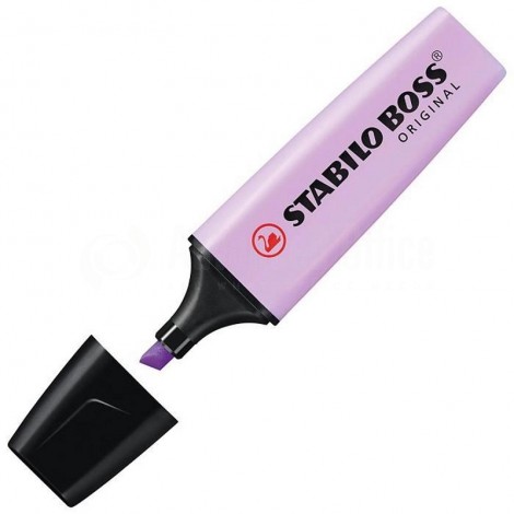 Marqueur fluorescent STABILO Boss Original Pastel 2.0-5.0mm Brume de lilas