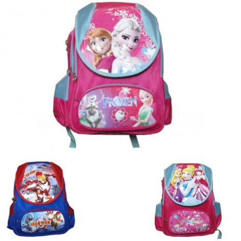 Sac à Dos Scolaire MAESTRO Multi Motif Iron Man Garçon, Princess/ Frozen Fille