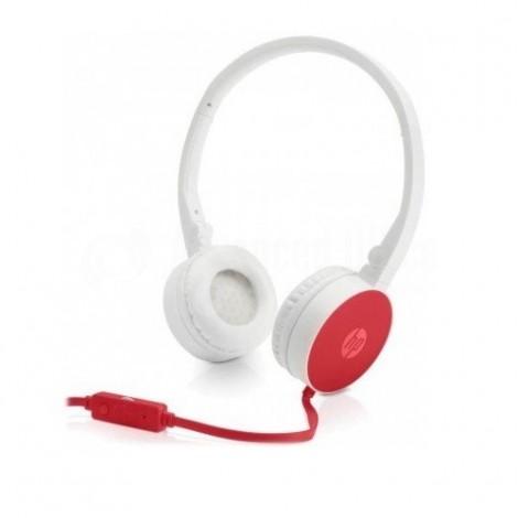 Casque microphone HP  Stéreo 2800 Rouge