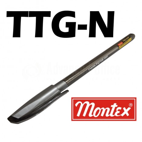 Stylo à bille MONTEX Two Tone GP 1.0mm Noir