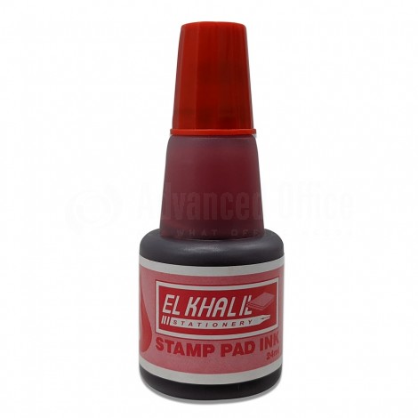 Encre à tampon EL KHALIL Rouge, 24ml