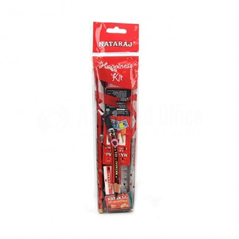 Pack NATARAJ Crayons Noir Triga + Taille crayon + Gomme + Règle