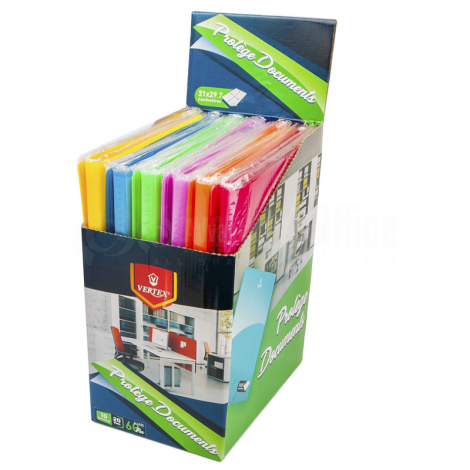 Porte vue VERTEX 60 pochettes, 120 vues Multi couleurs