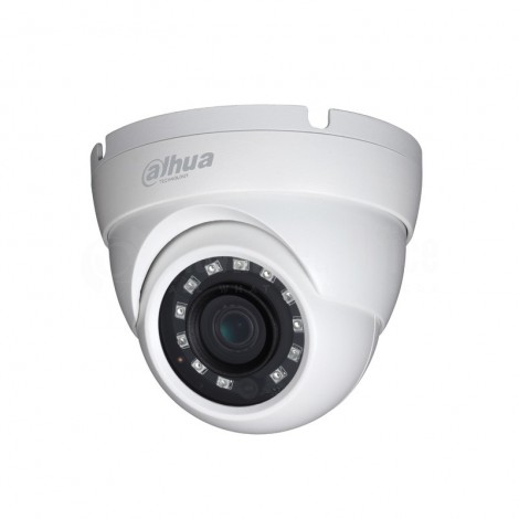 Caméra Mini dome DAHUA HDCVI IR Eyeball, 4Mp, Objectif fixe 3.6 mm (2.8 mm, 6 mm en option), Sorties HD/ SD, IR led 30m, IP67, DC12V