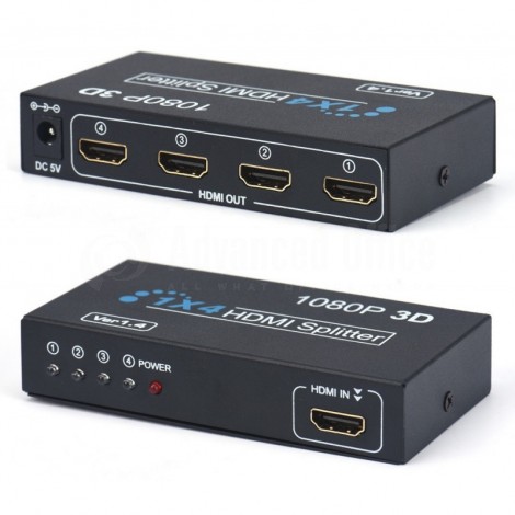 Switch HDMI 4 ports Full HD 1080P