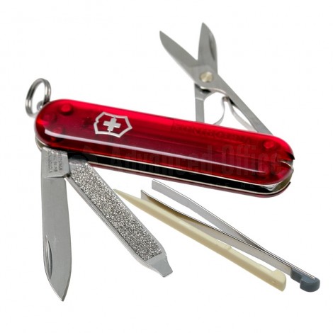 Couteau Suisse CLASSIC SD Rouge Transparent 