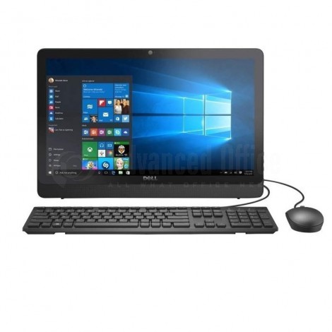 Ordinateur All in One DELL  INSPIRON 20-3064, I3-7100U, 4Go, 1To, 19.5" Tactile, FreeDos