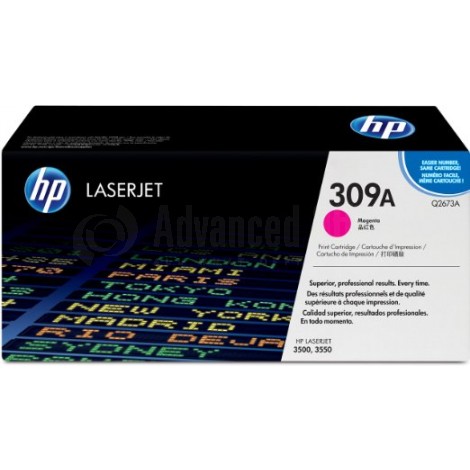 Toner HP 309A Magenta pour 3500